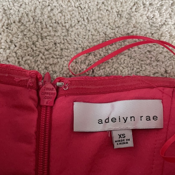 Adelyn Rae Strapless Lace Cocktail Dress - Picture 5 of 7